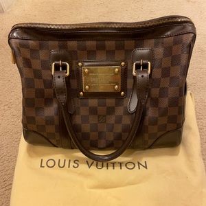 Authentic LV Berkeley Damier Ébène Satchel